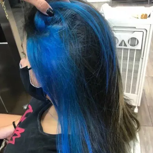 Mechas con acabado natural